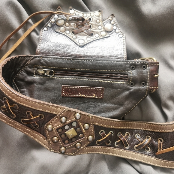 Leather boho utility belt - Picture 2 of 11